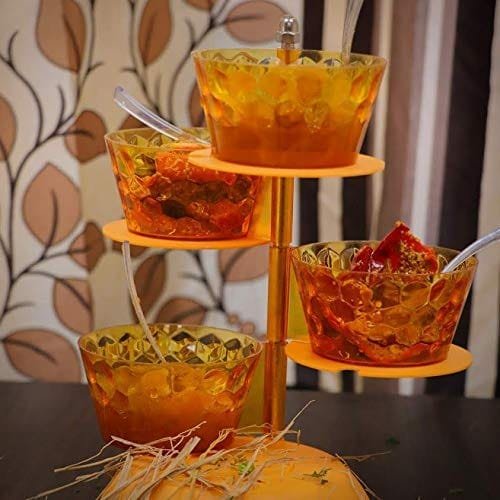 4 in 1 Multipurpose 360 Degree Rotating Pickle Rack Container for Kitchen - Image 5