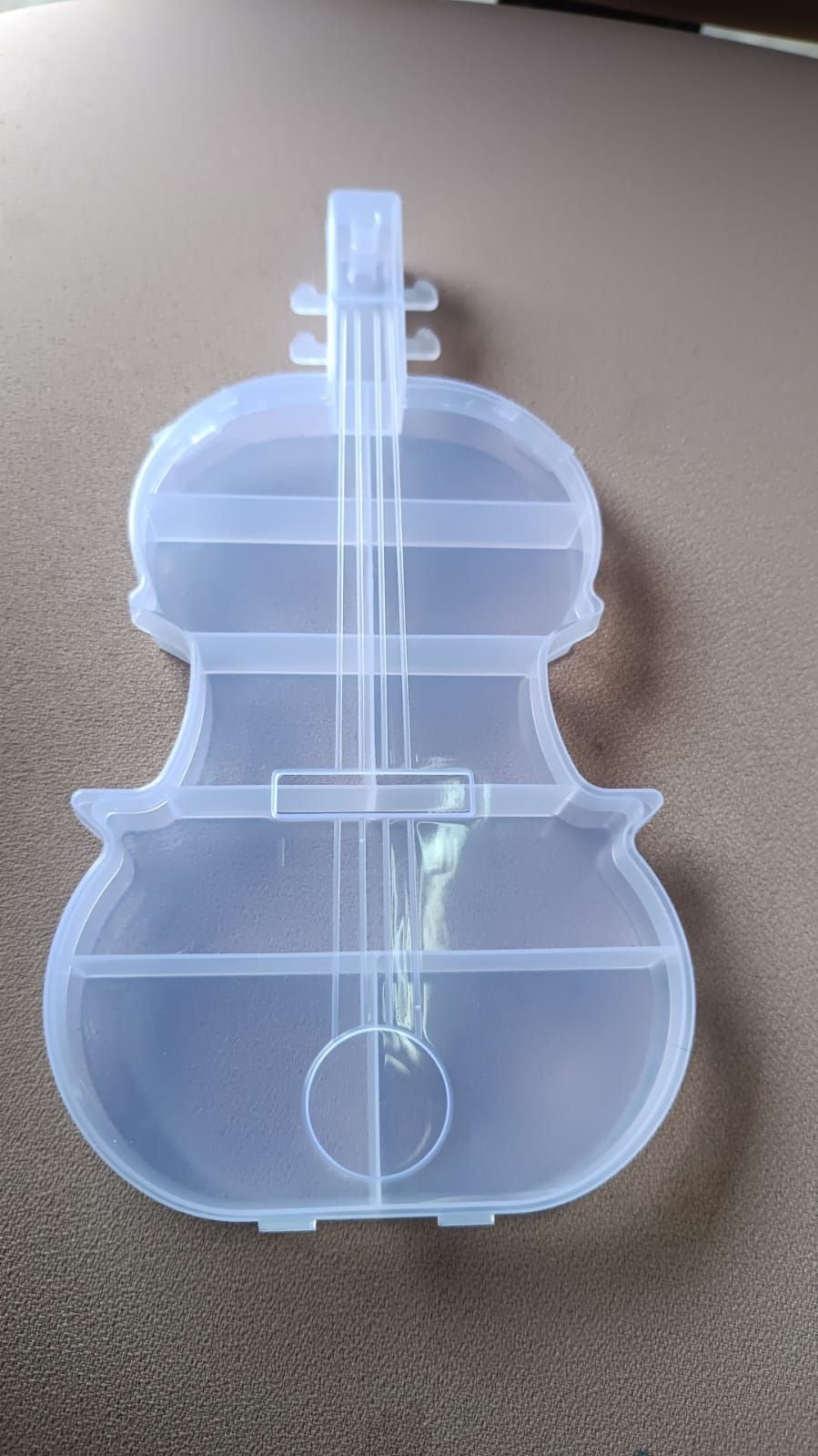 Violin Shape Plastic Storage Box (1 Pc) - Image 8