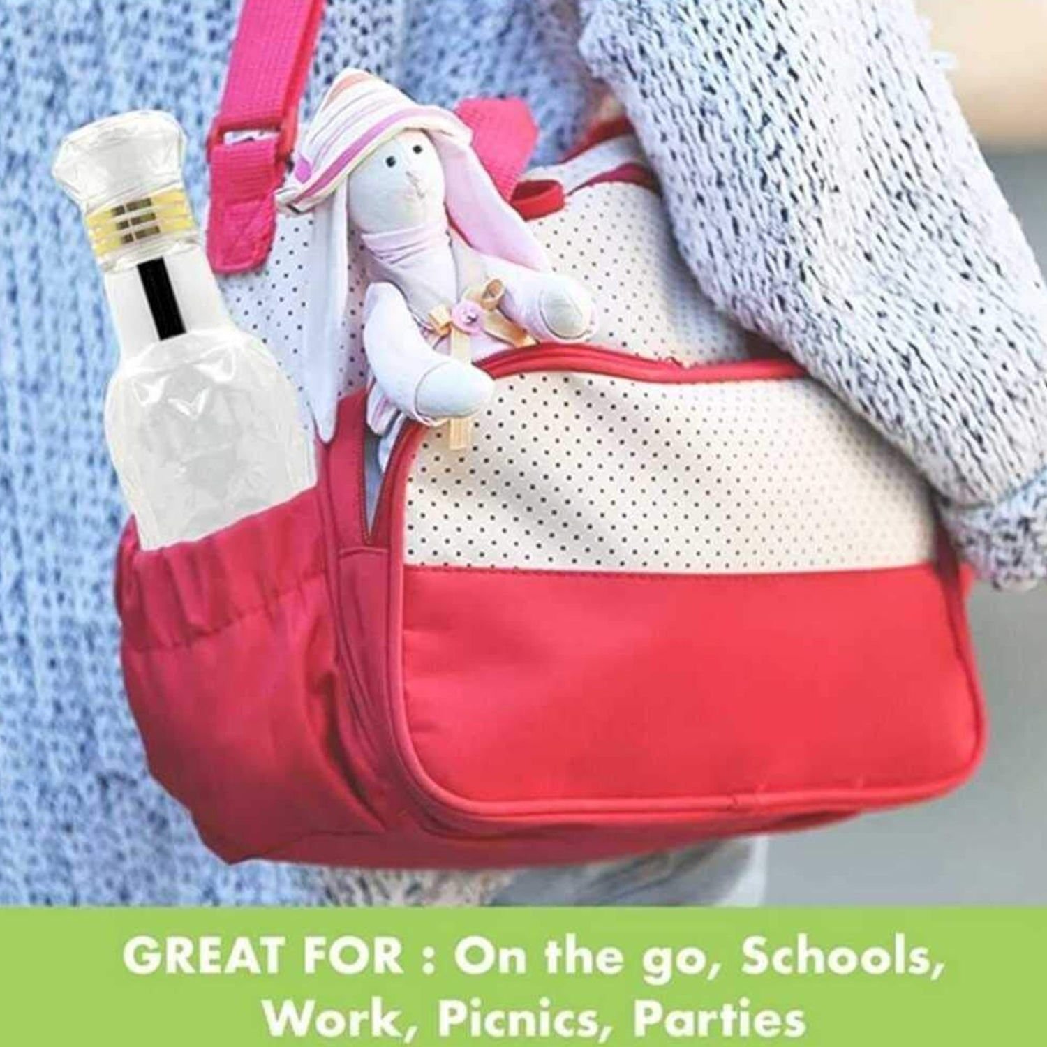 Dimond Cut Water Bottle used by kids, children’s and even adults for storing and drinking water throughout travelling to different-different places an - Image 9