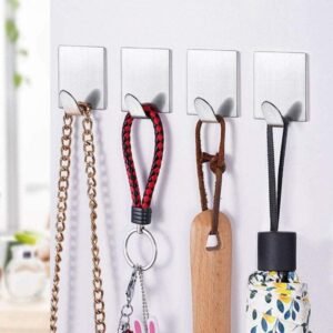 Heavy Duty Self Adhesive Hook Sticky (Pack of 6)