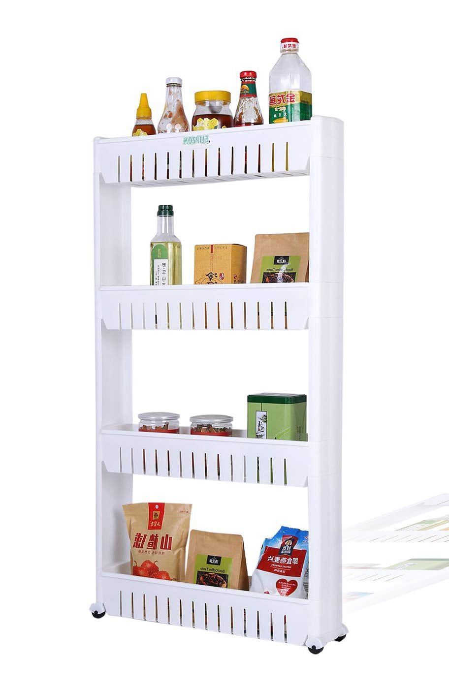 Multipurpose 4 Layer Space Saving Storage Organizer Rack Shelf - Image 4