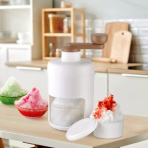 Portable Gola Maker and Ice Crusher | Manual Shaved Ice & Smoothie Machine