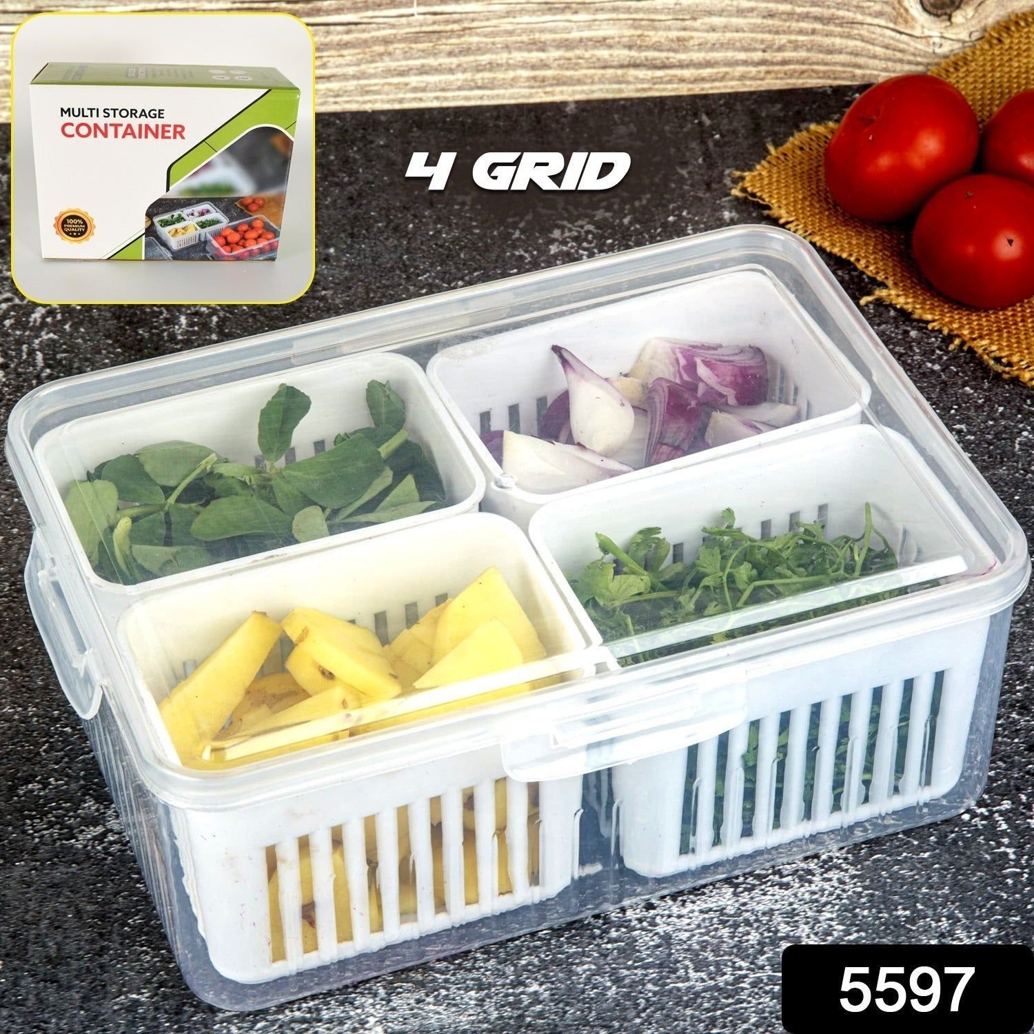 Fridge Storage Box – Freezer & Kitchen Organizer for Vegetables & Food (1 Pc) - Image 7