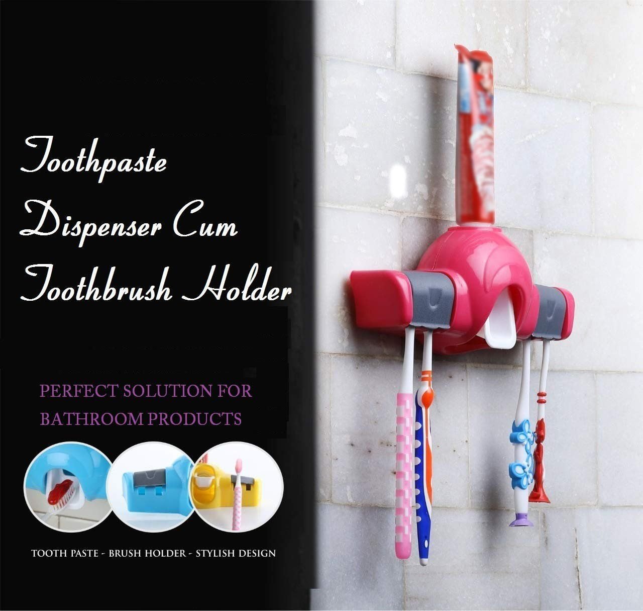 Automatic Push Toothpaste Squeezer Dispenser - Image 7