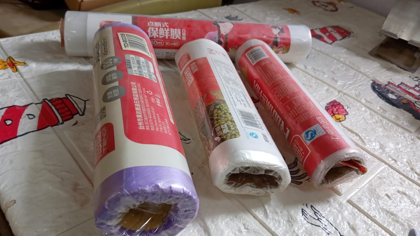 Garbage Bags Bathroom Can Liners for Bedroom Home Kitchen Garbage Bags, Transparent Foil Wrap (Mix Size) - Image 5
