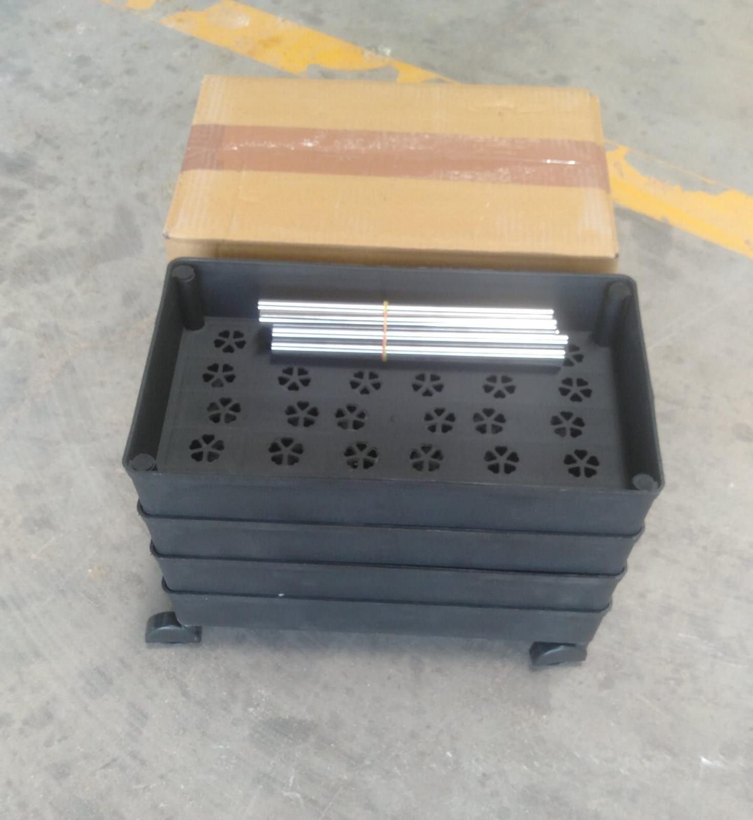 Movable Storage Rack Trolley - Image 8