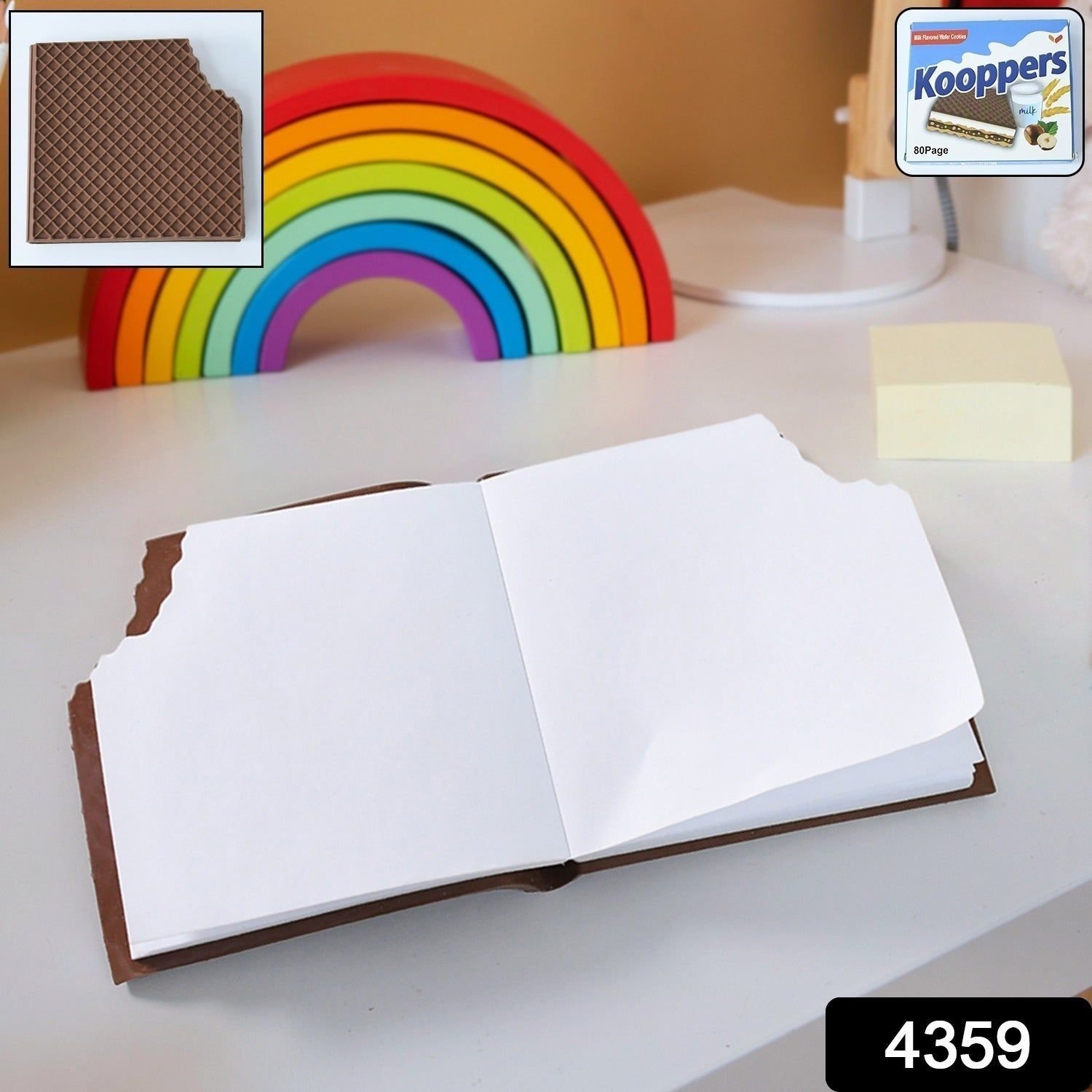 Chocolate Diary Notebooks Original Chocolate Smell Writing Practice Book Early Learning Copybook Premium Chocolate Book ( 1Pc Book ) - Image 2