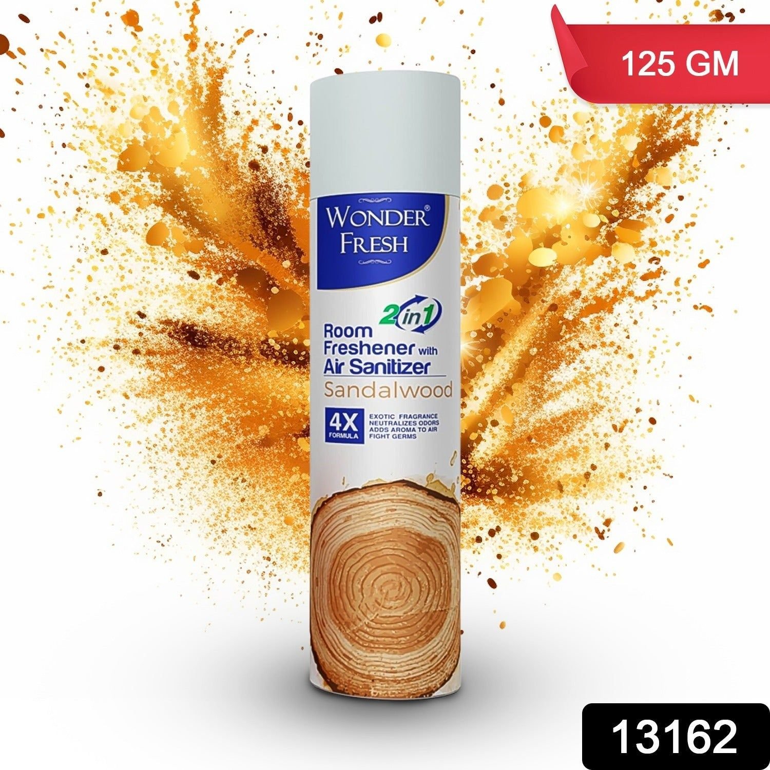 Fresh Air Freshener Spray, Sandalwood Fragrance | Long Lasting Fragrance for Home & Office (Mix Fragrance / 125 Gm) - Image 2