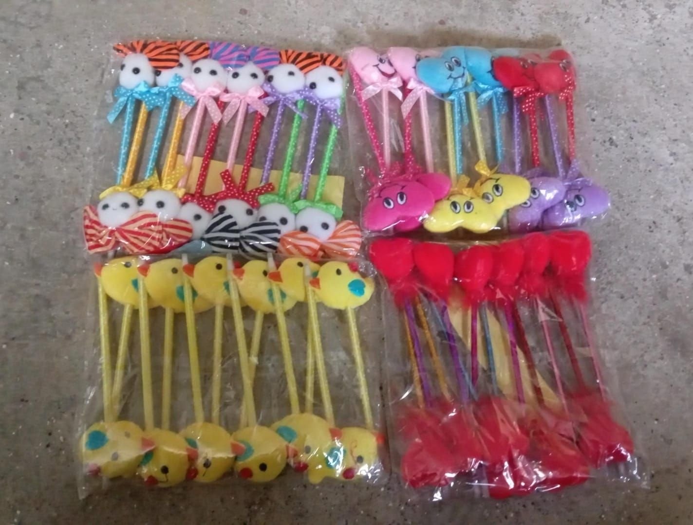 Cute Cartoon Shape & Heart Design Facy Writting Pen Attached Rattle | Ball Pen Smooth Writing For Wedding , Events & Multiuse Pen Best Pen l Use for K - Image 8