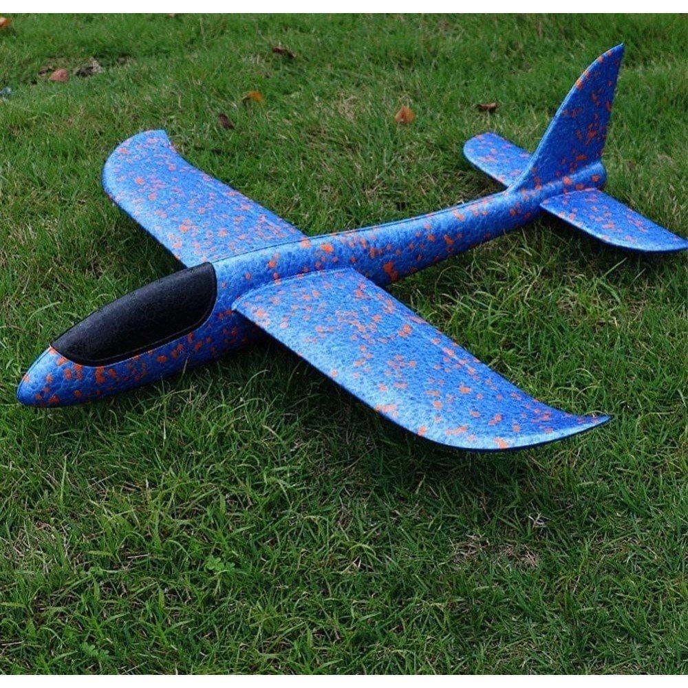 Generic EPP Foam Galaxy Hand Throw Flying LED Glider Airplane (Blue-Multicolor) - Image 3