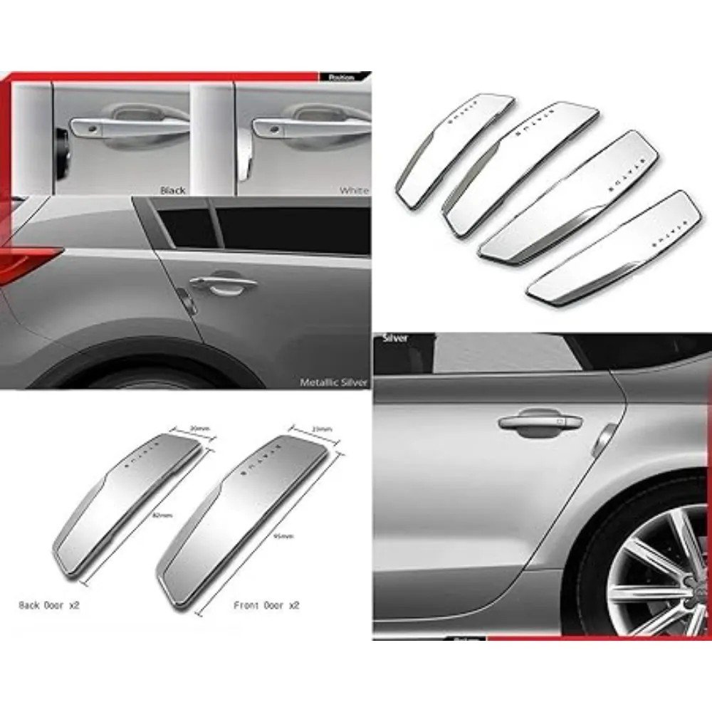 Generic Pack Of 4 Winner Plastic Car Door Guard Universal For Car (Black) - Image 3