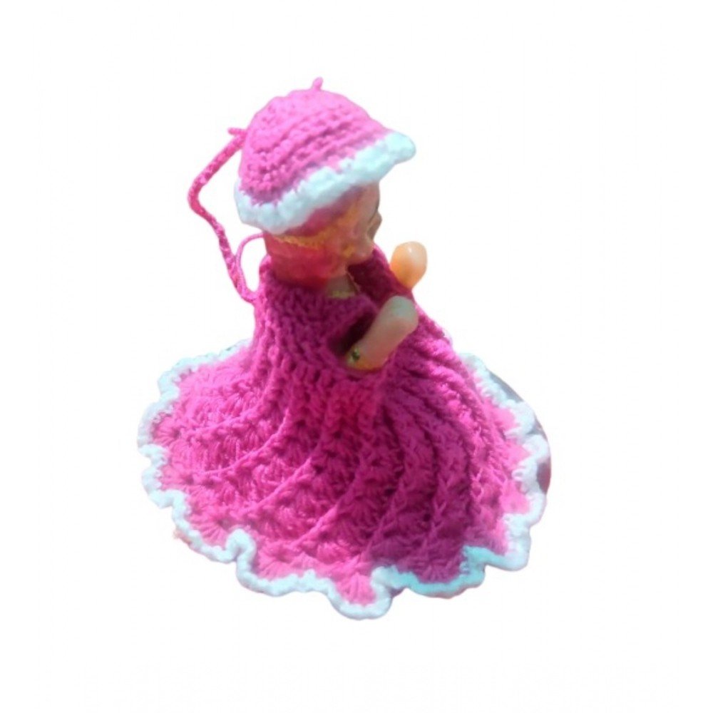 Generic Laddu Gopal Tharad Dress Size: 0 To 6 (Magenta) - Image 2