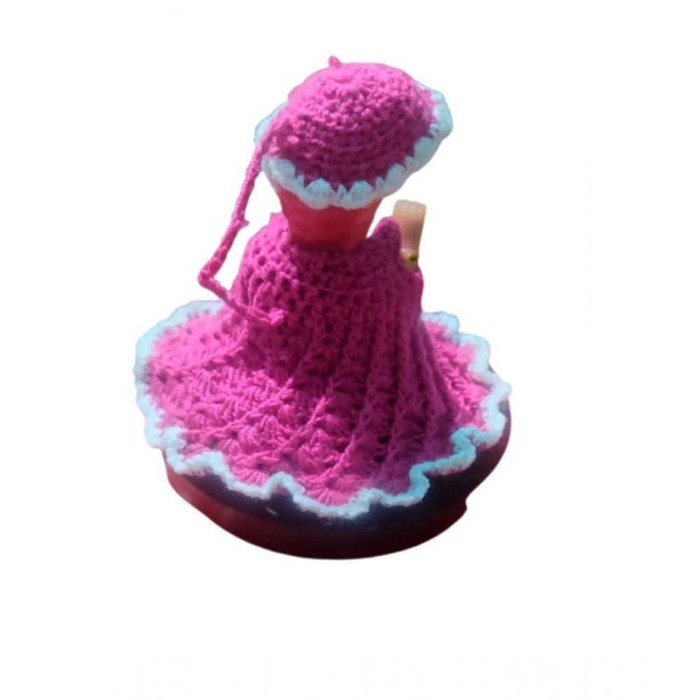 Generic Laddu Gopal Tharad Dress Size: 0 To 6 (Magenta) - Image 3