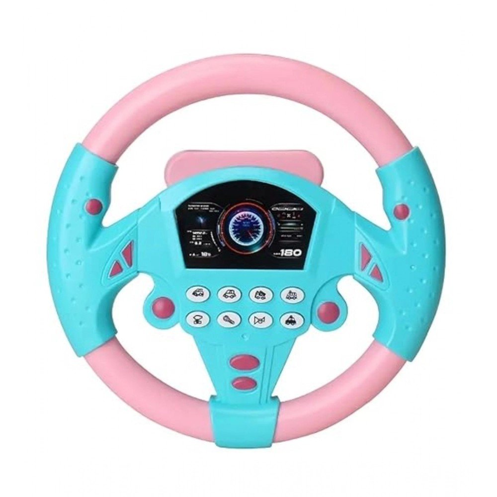 Generic Plastic Steering Wheel Driving Controller Toy (Multicolor) - Image 4