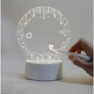 Generic Glass 3D Illusion LED Creative Visualization Lamp