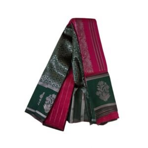 Generic Women's Soft Silk��Wooven Saree With Unstitched Blouse 5.5Mtr (Red)