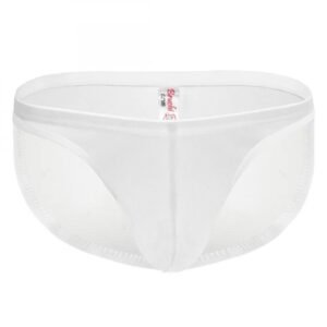 Generic Men's Mesh Power Net Men Transparent Briefs Underwear (White)