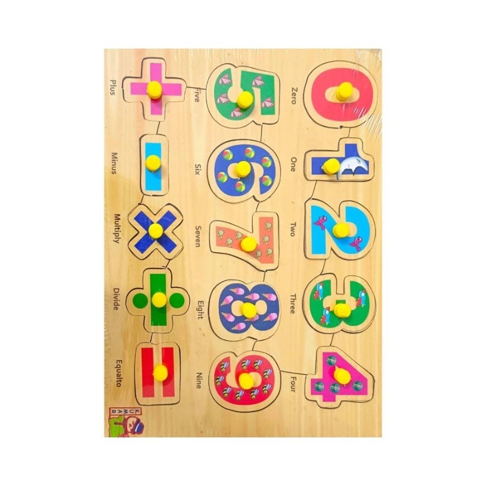 Numbers with symbols | Wood | Educational Toys | 3+ Years - Image 2