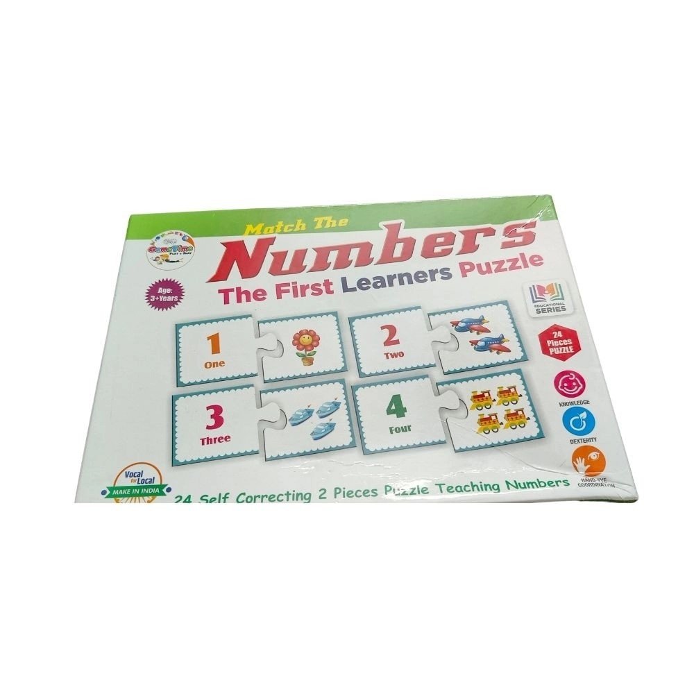 Number Puzzle | Cardboard | Educational Toys| 3+ Years - Image 2