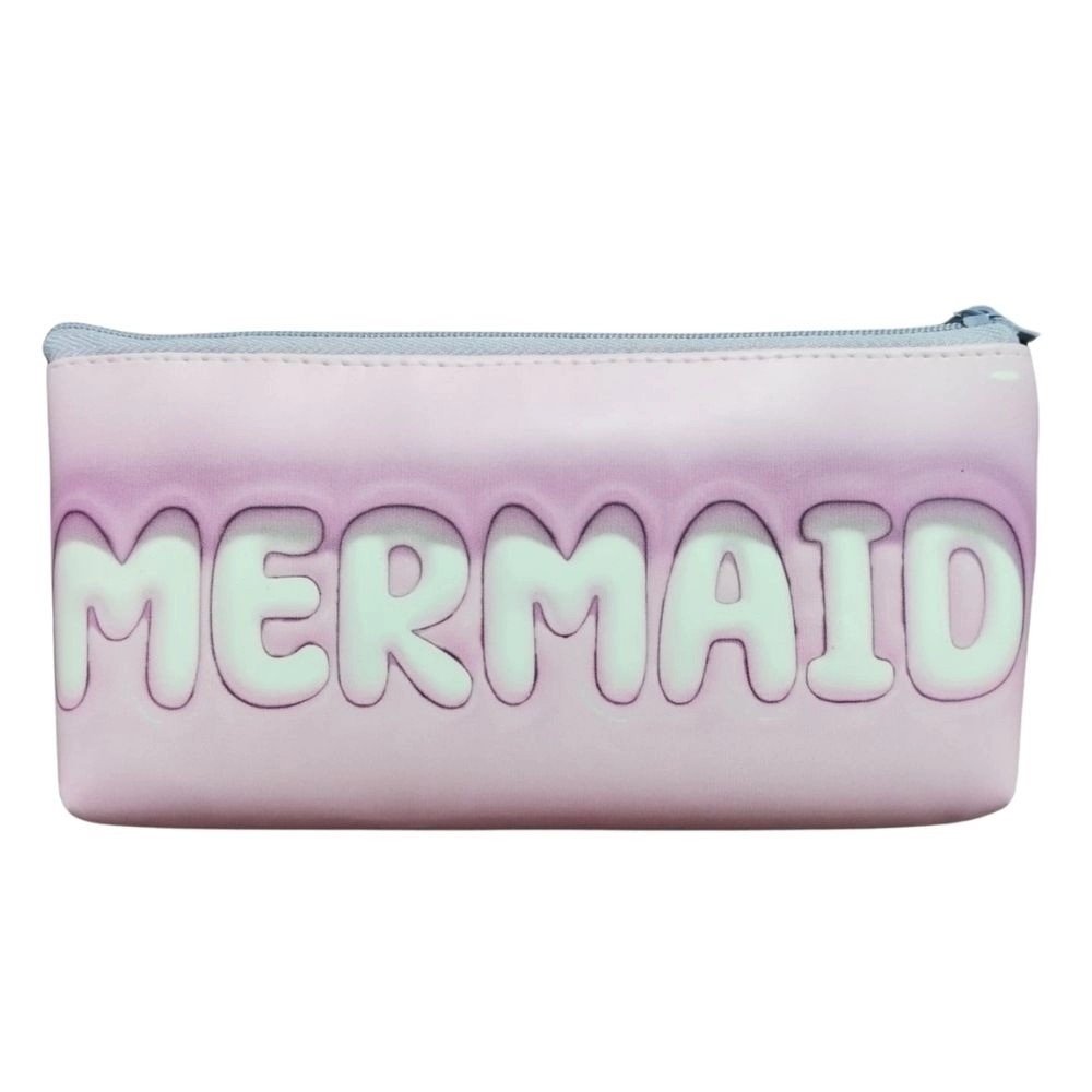 Mermaid Pencil Pouch | Canvas | Stationery | 3+ Years - Image 2