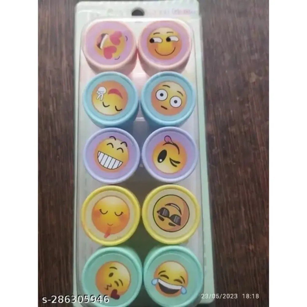 Emoji stamp set | Plastic | Stationery | 3+ Years - Image 3