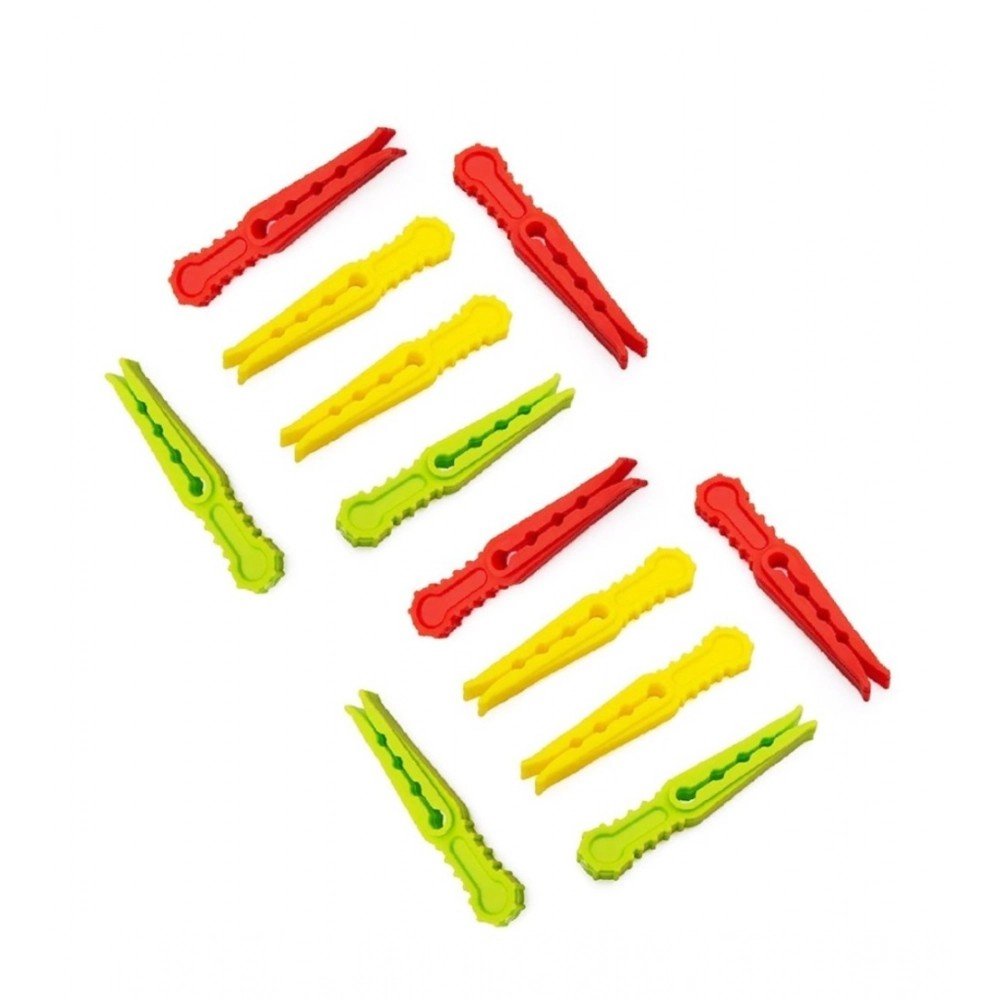 Generic Pack of 4_Cloth Hanger Clips 36Pcs set – Multi-Purpose Clothes Pegs (Color: Assorted ) - Image 2