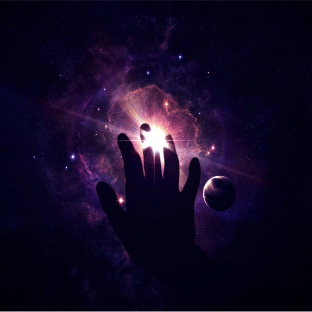 Right Hand in space Mobile case cover - Image 2