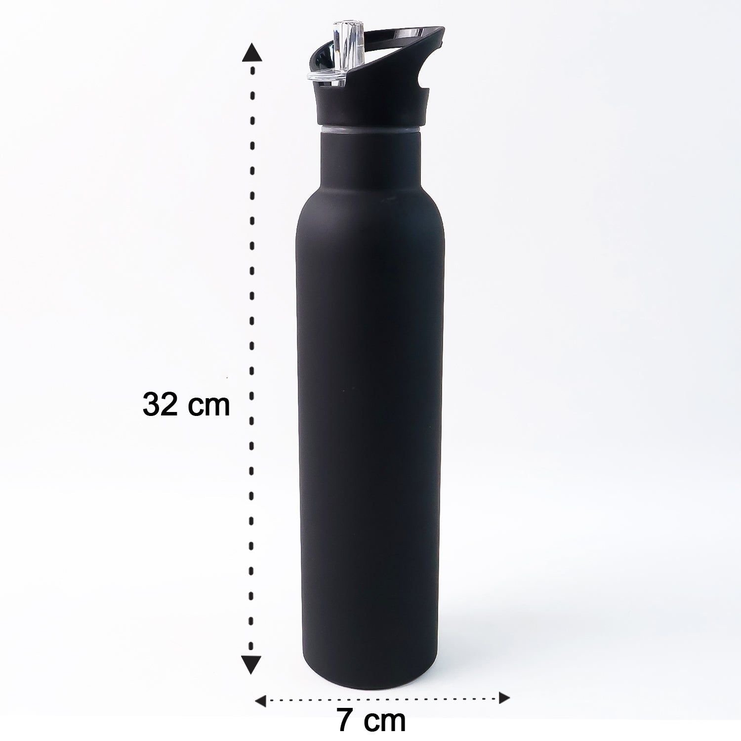 Sports Water Bottle – Matte Finish Leak-Proof Reusable Bottle 900 ML Approx (1 Pc) - Image 4