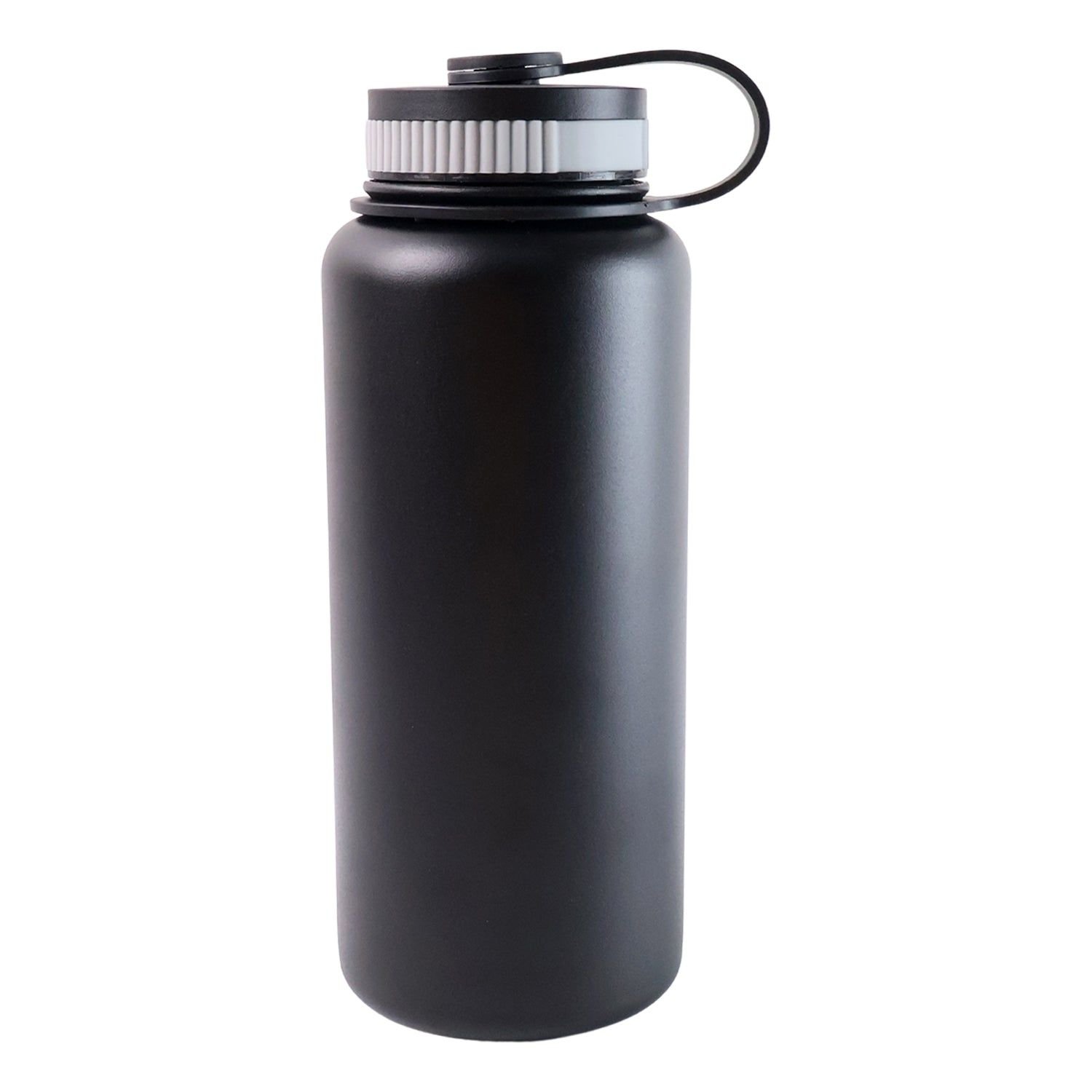 Black Stainless Steel Double Wall Vacuum-Insulated Drink Water Bottle (1000 ML) - Image 5