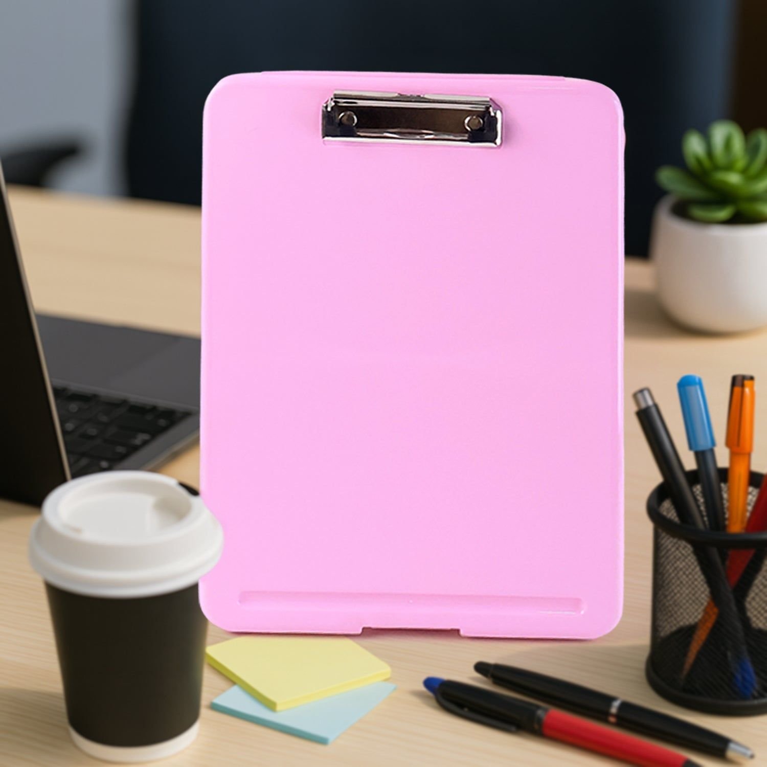 A4 Size Hard Plastic Clipboard File Folder (1 Pc) - Image 4
