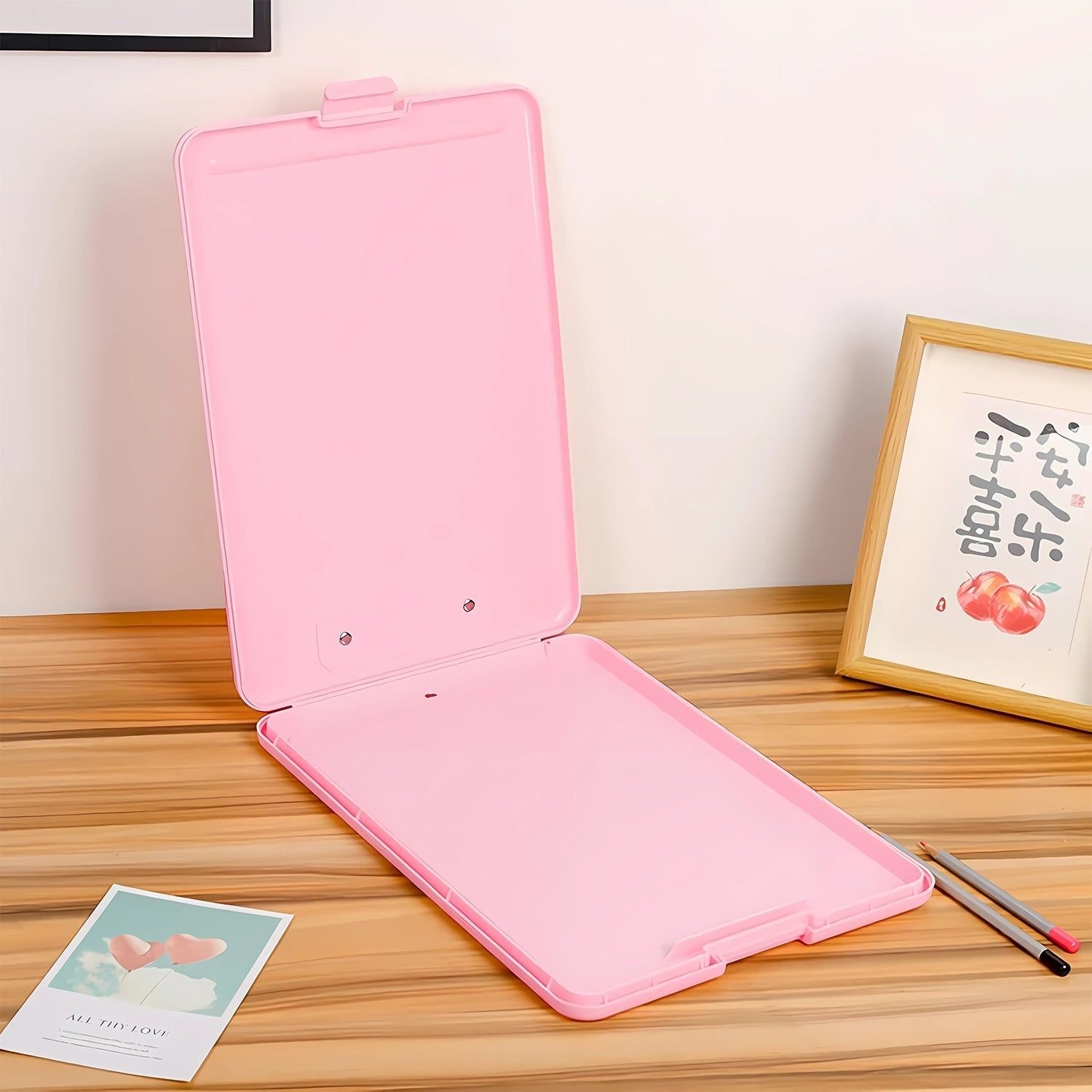 A4 Size Hard Plastic Clipboard File Folder (1 Pc) - Image 6