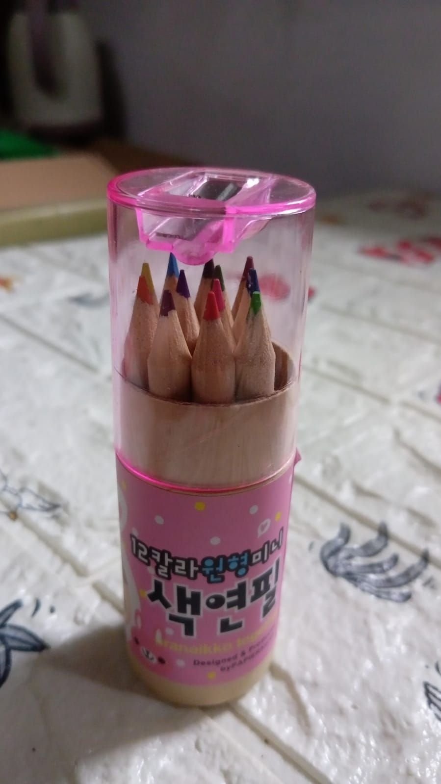 12 Mini Colouring Pencils with Sharpener, Kids Drawing Set for School & Sketching - Image 9