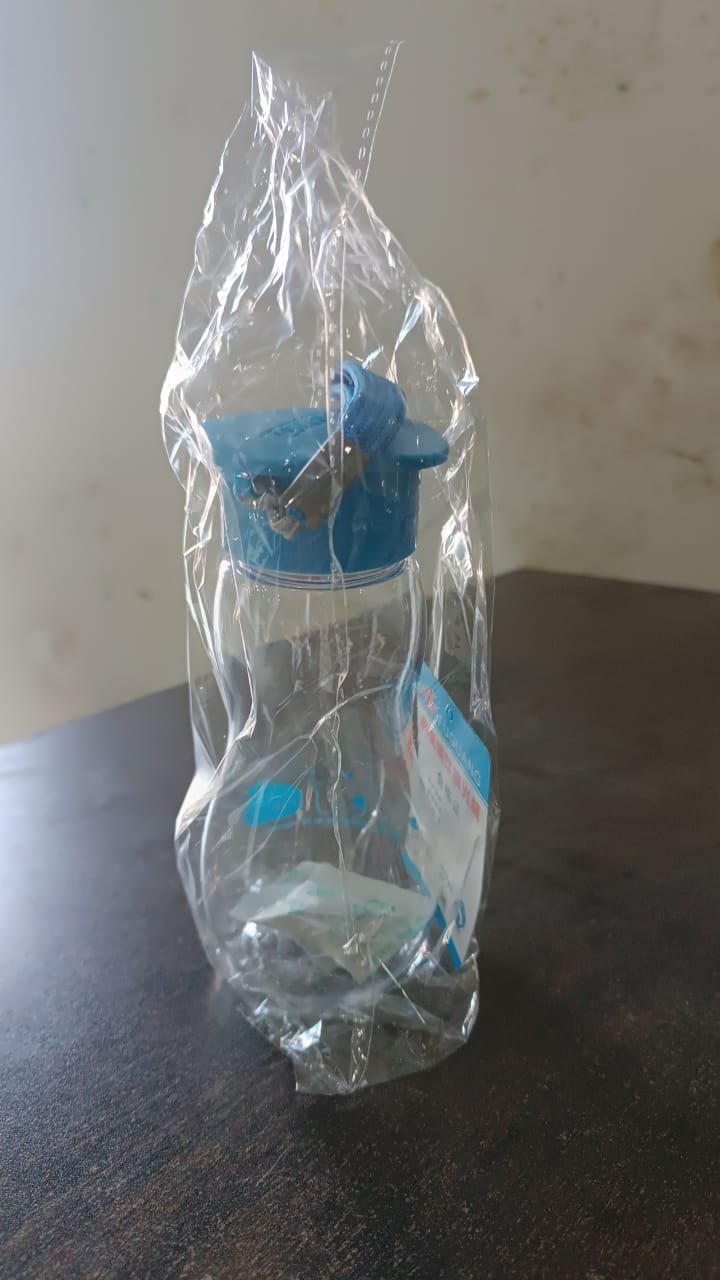 Transparent Travel Portable Water Bottle with Carry Straps (280 ML / 1 Pc) - Image 7