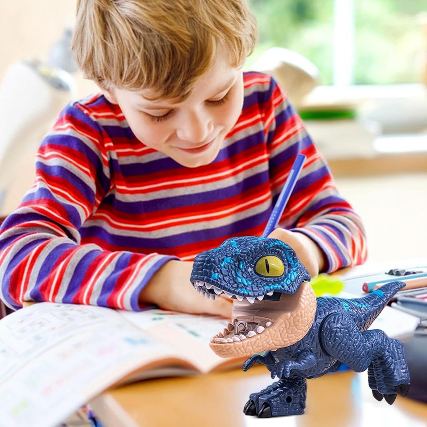 Dinosaur Shaped Stationery Gift Set for Kids Set (Mix Design) - Image 6