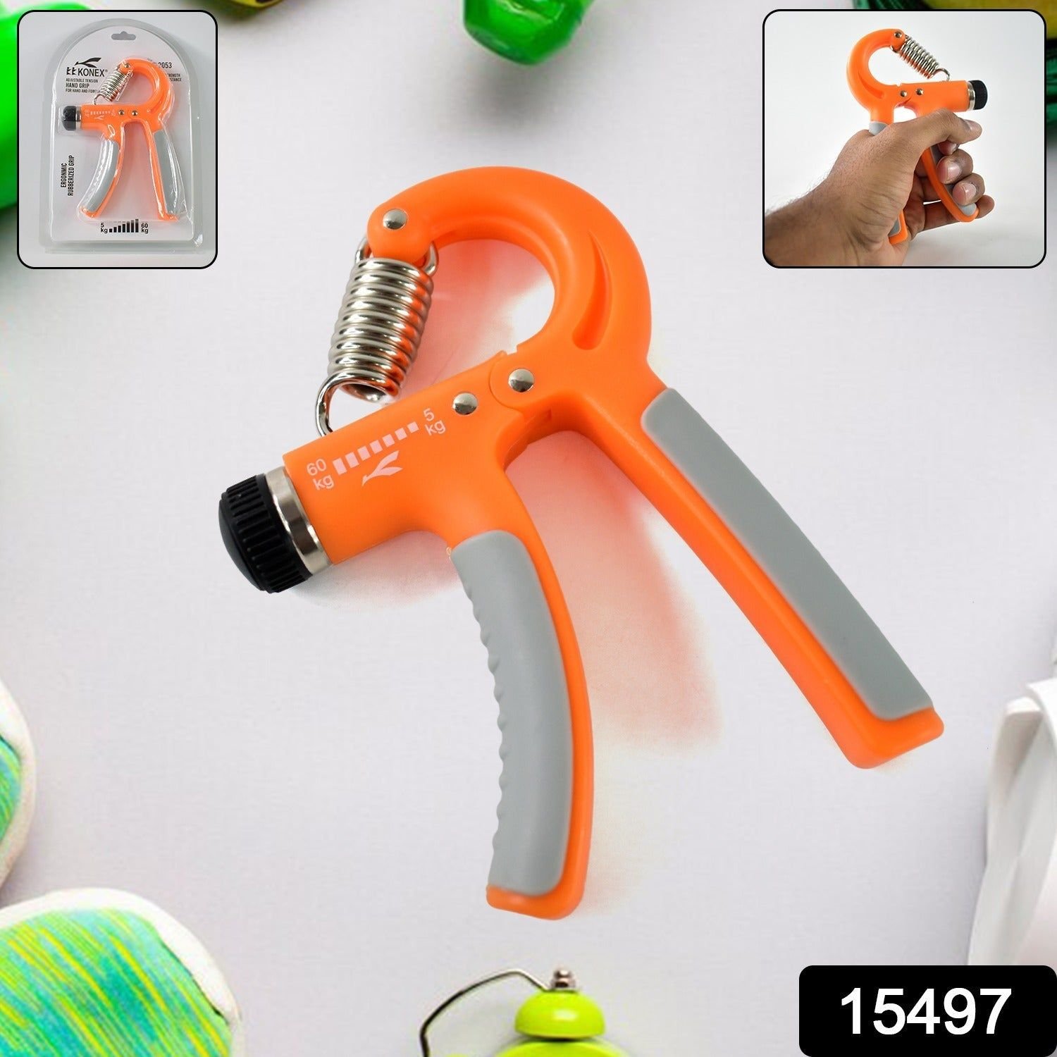 Knx Adjustable Hand Grip Strengthener – 5kg to 60kg Resistance (1 Pc) - Image 2