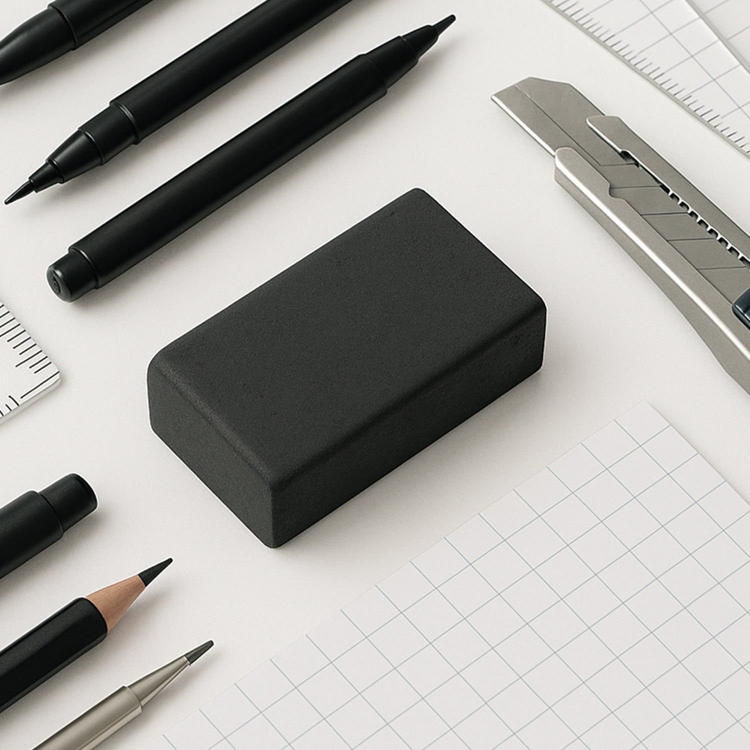 Fancy & Stylish Eraser (30 Pc / Mix Design) - Image 3