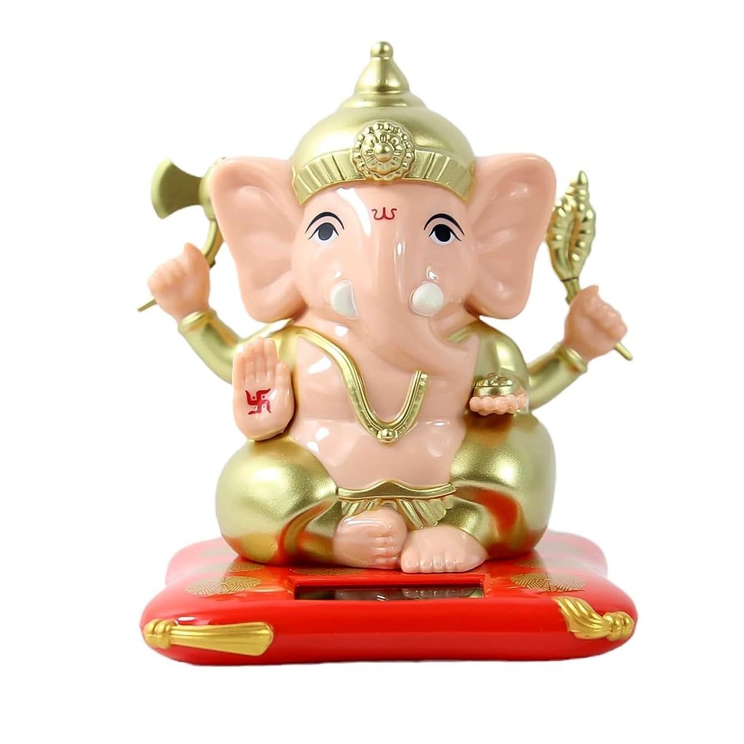Solar-Powered Dancing Ganesha Idol – Decorative Lord Ganpati Showpiece with Movement - Image 5