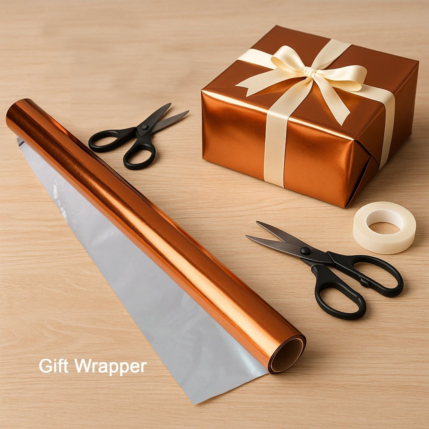 Premium Metallic Gift Wrapping Paper Sheets – 45 Sheets Approx (70 x 50 cm / Mix Color) - Image 3