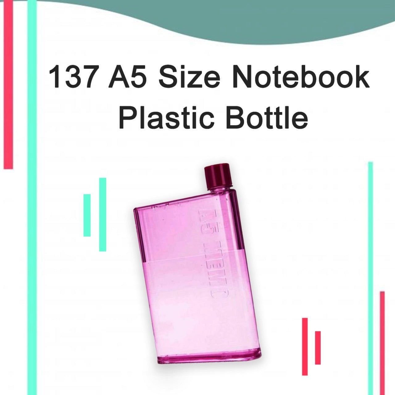 A5 Size Notebook Plastic Bottle (Any Color) - Image 5