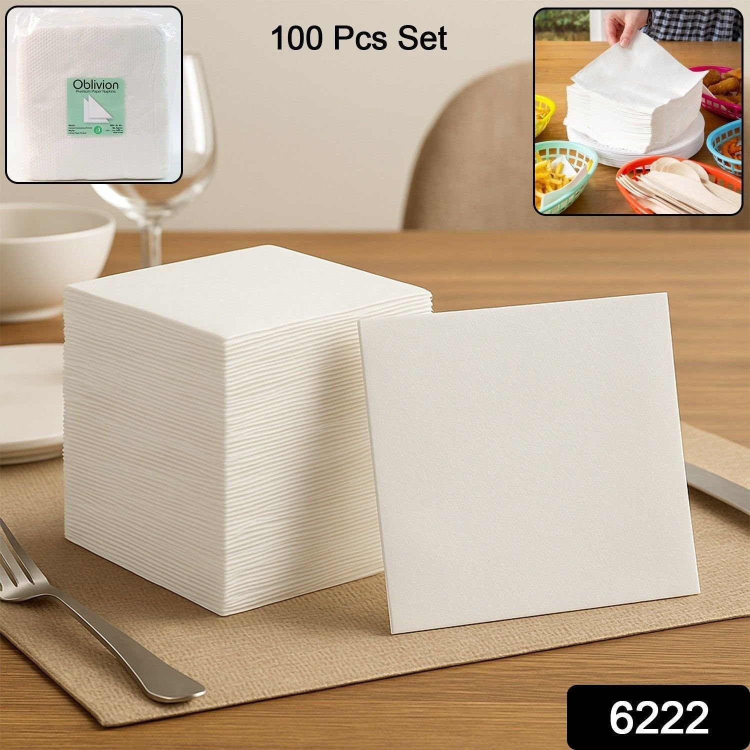 Oblivion Tissue Paper For Wiping And Cleaning Purposes Of Types Of Things (100 Pcs Set Approx) - Image 2
