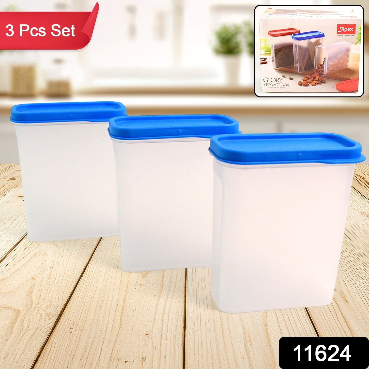 Apex Glory Food Storage Container Set – 3-Piece - Image 2