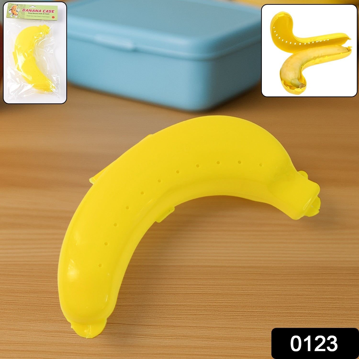 Banana Case Lunch Box Yellow - Image 2