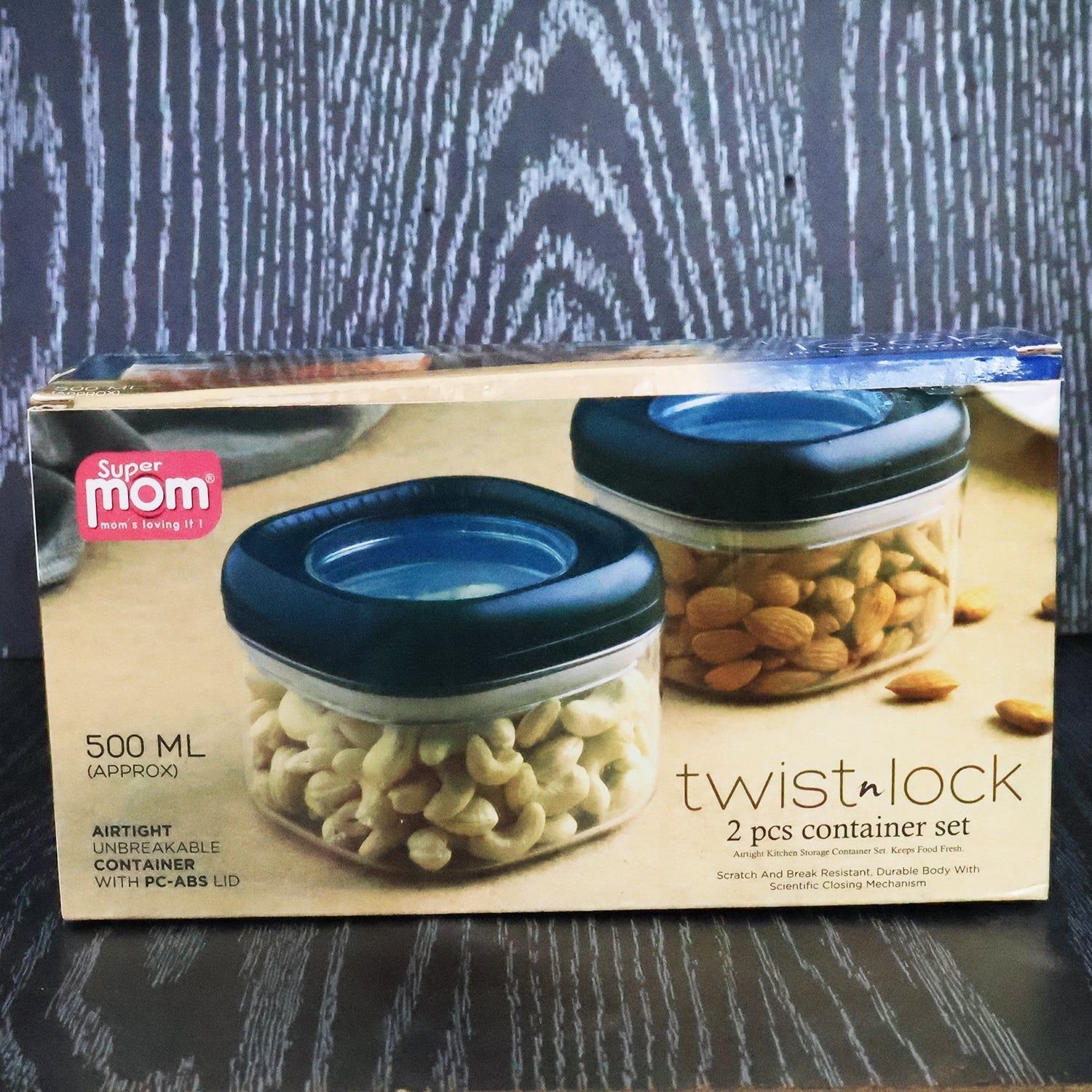Supermom Plastic Twist & Lock Storage Container Set (500ML / 2 Pc ) - Image 7