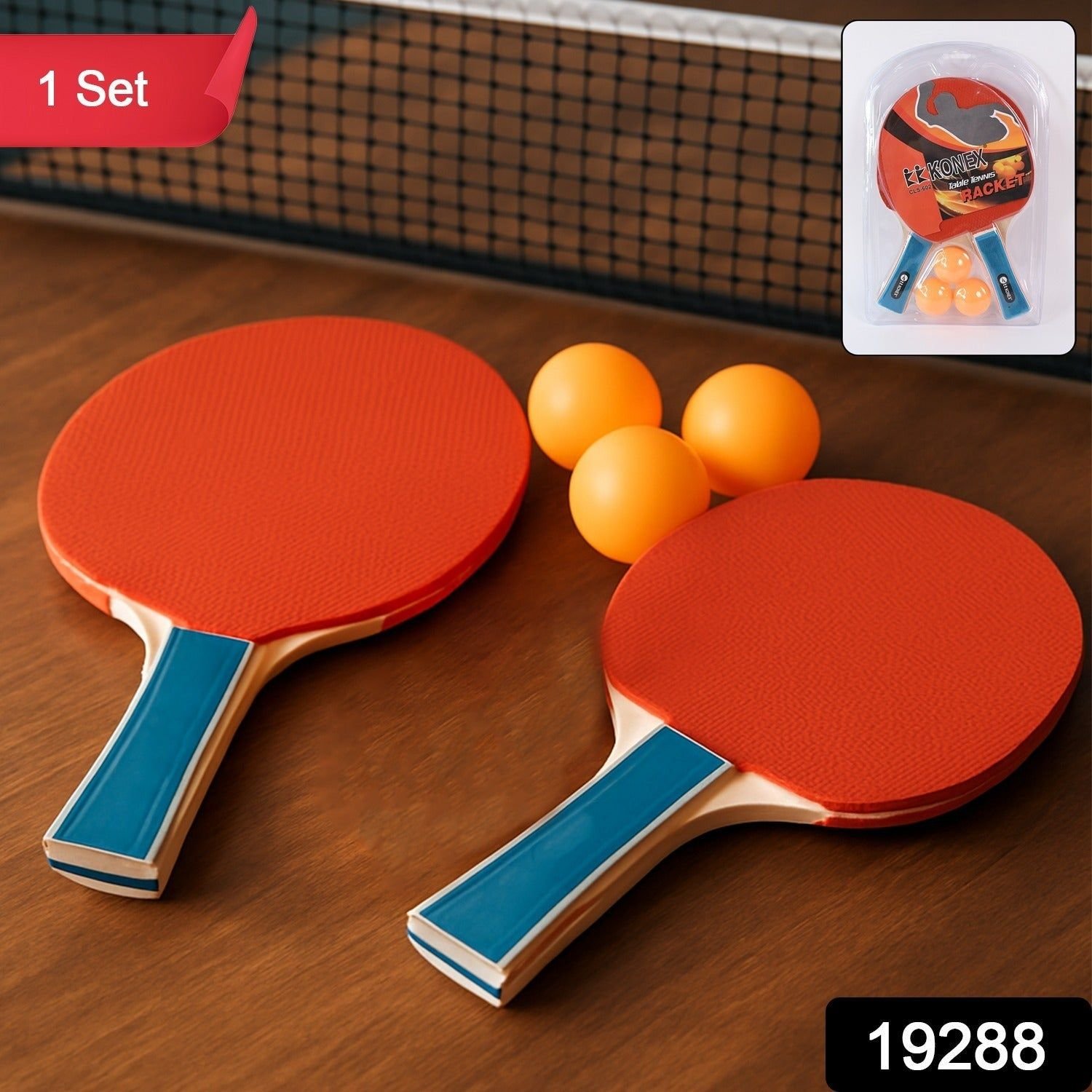 Knx Professional Table Tennis Racket (1 Set) - Image 2