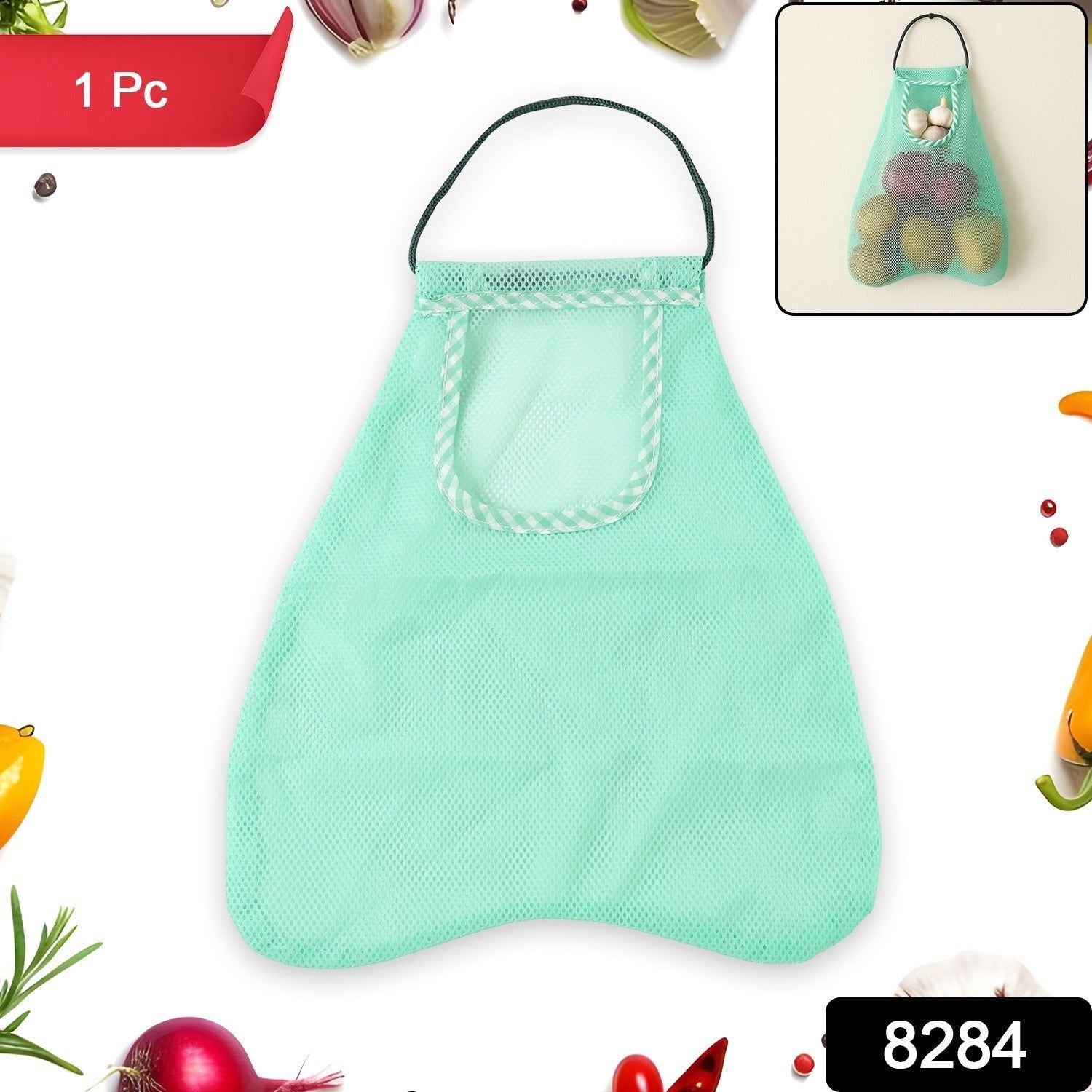 Multipurpose Hanging Mesh Storage Bag (1 Pc) - Image 2
