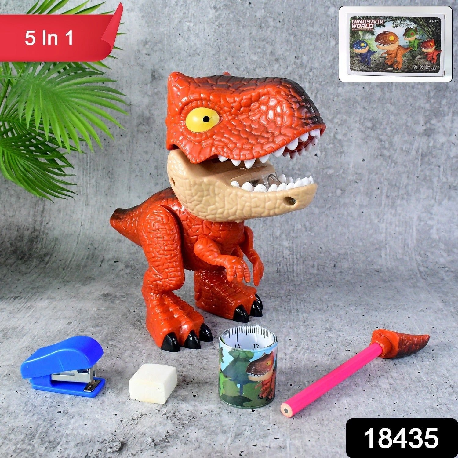 Dinosaur Shaped Stationery Gift Set for Kids Set (Mix Design) - Image 2