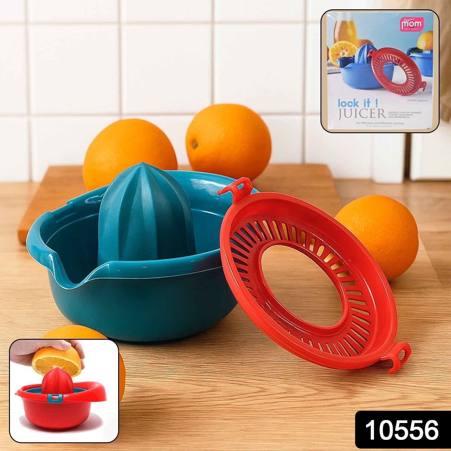 Supermom Plastic Premium Manual Hand Press Citrus Juicer (1 Pc) - Image 2